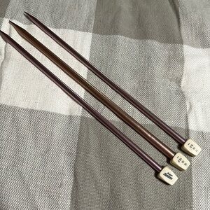 Susan Bates Lot of Vintage Knitting Needles 15 11 8.0mm